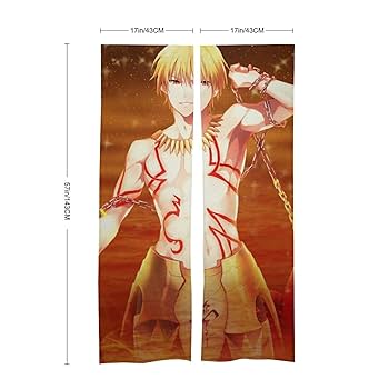 Amazon｜のれん 暖簾 Fgo ギルガメッシュ 断熱 遮光 間仕切り
